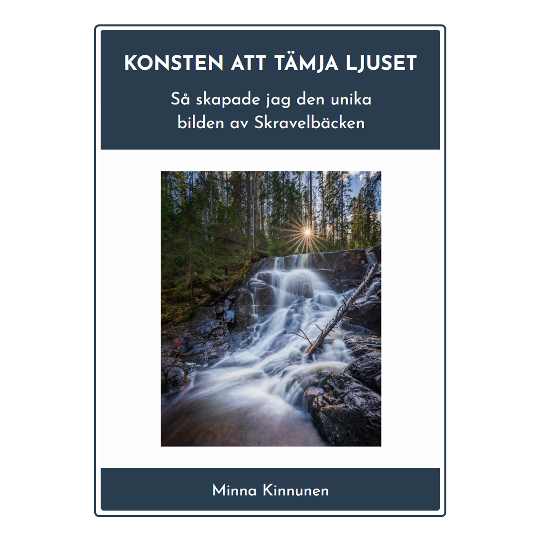 Konsten att tämja ljuset - så skapade jag den unika bilden av Skravelbäckens vattenfall i Skuleskogen
