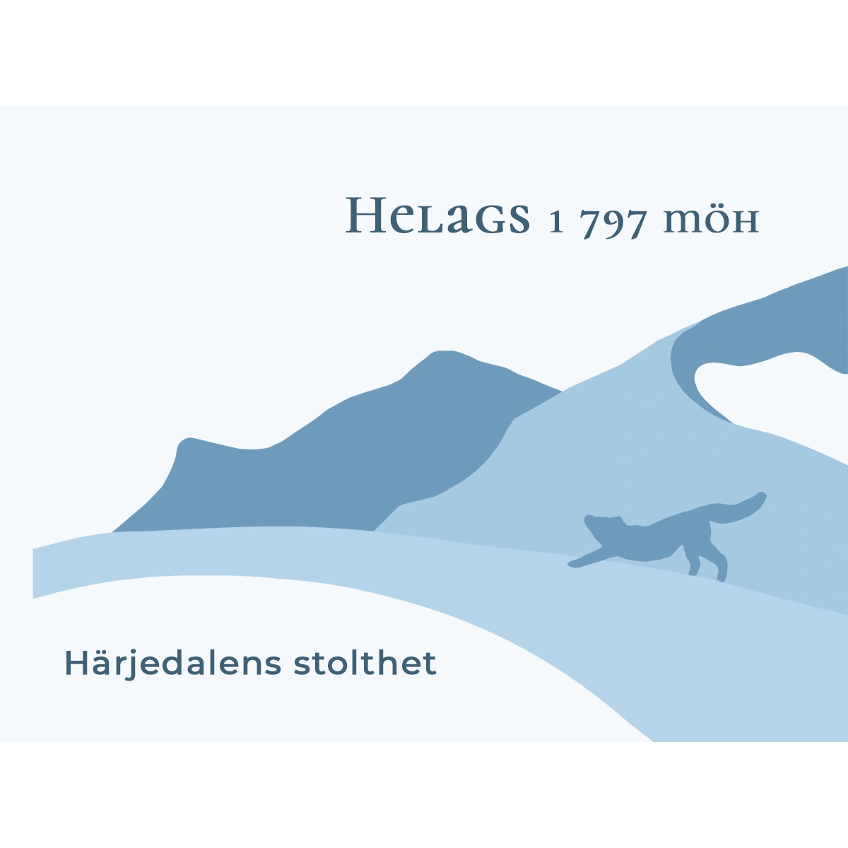 Emaljmugg Helags med personalisering (fem färger)
