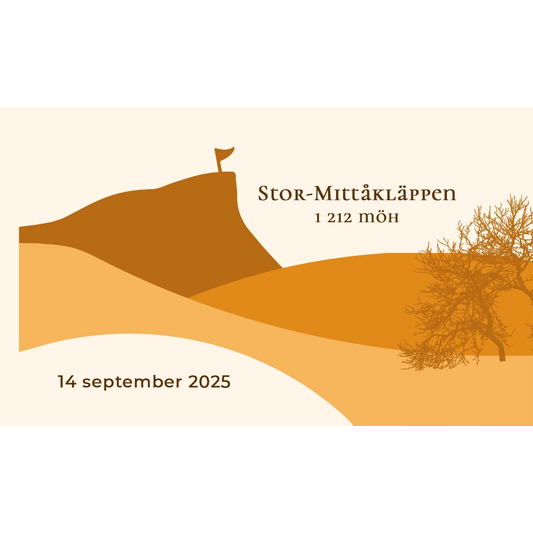 Emaljmugg Stor-Mittåkläppen med personalisering (fem färger)